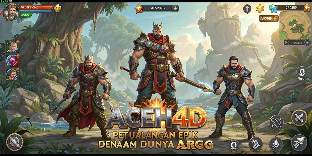 Tampilan gameplay ACEH4D yang mendebarkan dan penuh aksi.