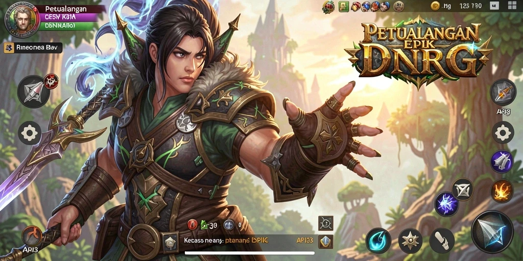 Tangkapan layar dari gameplay menakjubkan di API33.