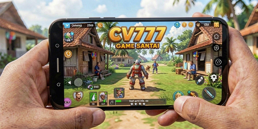 Tampilan gameplay menarik dari CV777 yang penuh warna dan menyenangkan.