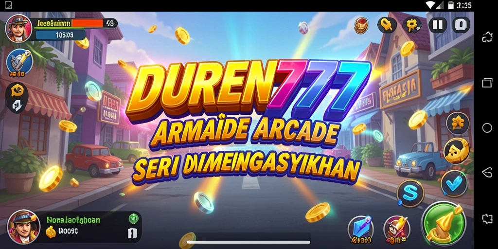 Screenshot DUREN777 menunjukkan aksi gameplay yang dinamis dan seru.