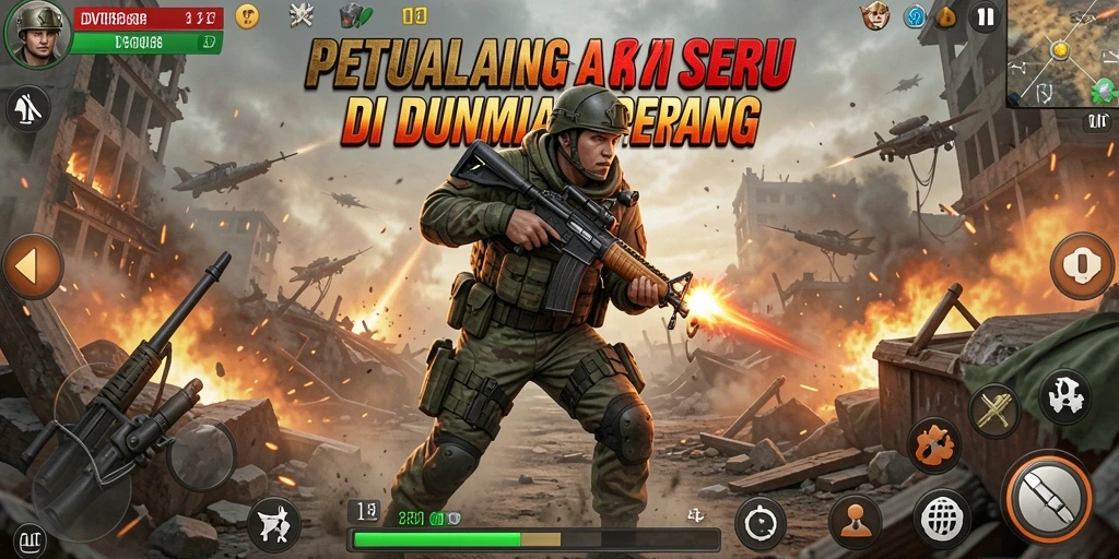 Screenshot menampilkan gameplay seru dari DV188 dengan aksi mendebarkan.