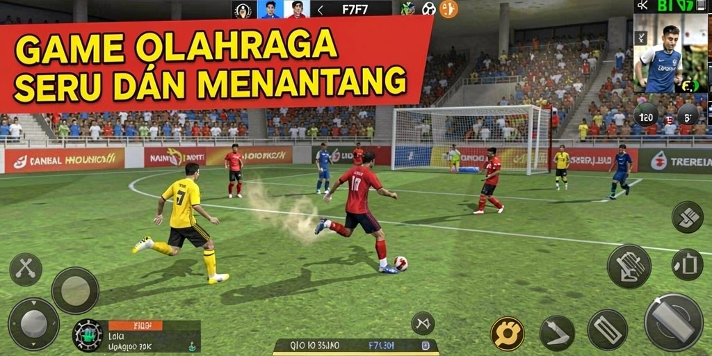 Gameplay seru dan interaktif dalam F7F7 dengan berbagai olahraga.