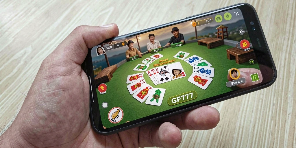 Tampilan gameplay yang seru dari GF777 Gaple.
