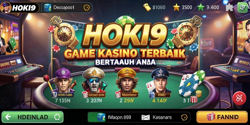 Tangkapan layar menampilkan gameplay menarik dari HOKI9 dalam permainan Kasino.
