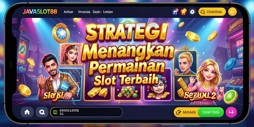 Tampilan gameplay strategi yang menarik di JAVASLOT88.