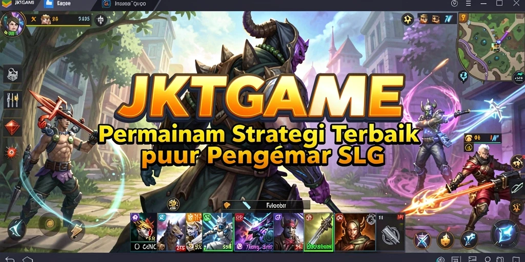Tampilan gameplay JKTGAME menampilkan pertempuran strategis yang mendebarkan.