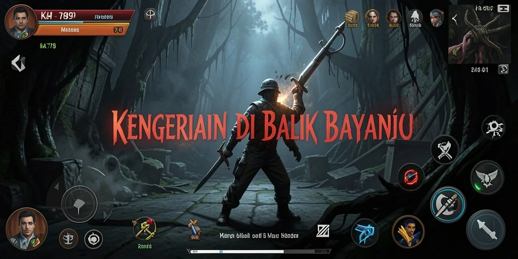 Tangkapan layar utama KA789 menampilkan momen mencekam dan gameplay yang mendebarkan.