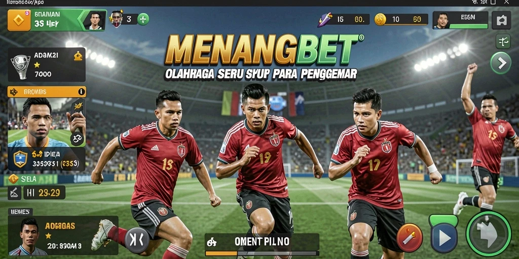 Tangkapan layar MENANGBET menampilkan aksi seru permainan olahraga.
