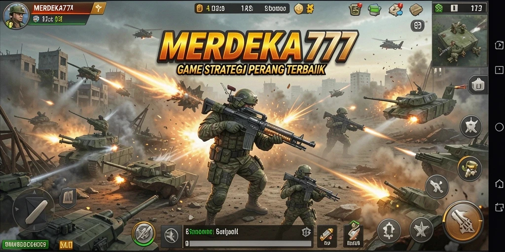Gameplay MERDEKA777 yang penuh aksi dan strategi.