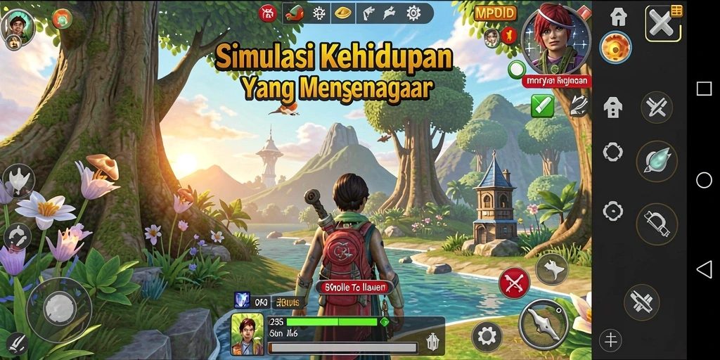 Tampilan gameplay MPOID yang menarik dan interaktif.