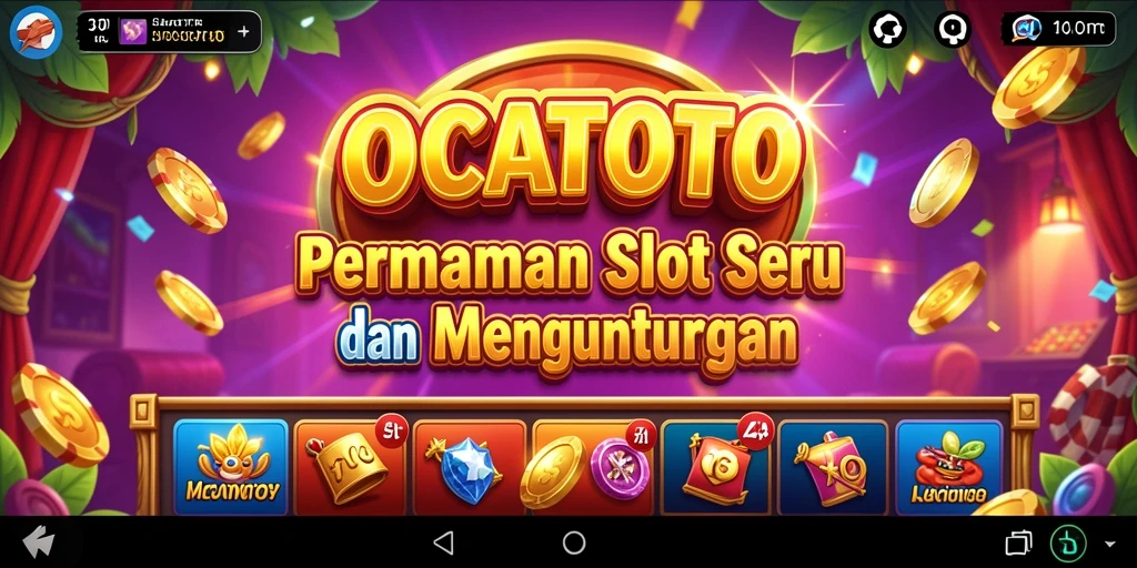 Screenshot gameplay OCATOTO yang menampilkan keseruan permainan Slot.
