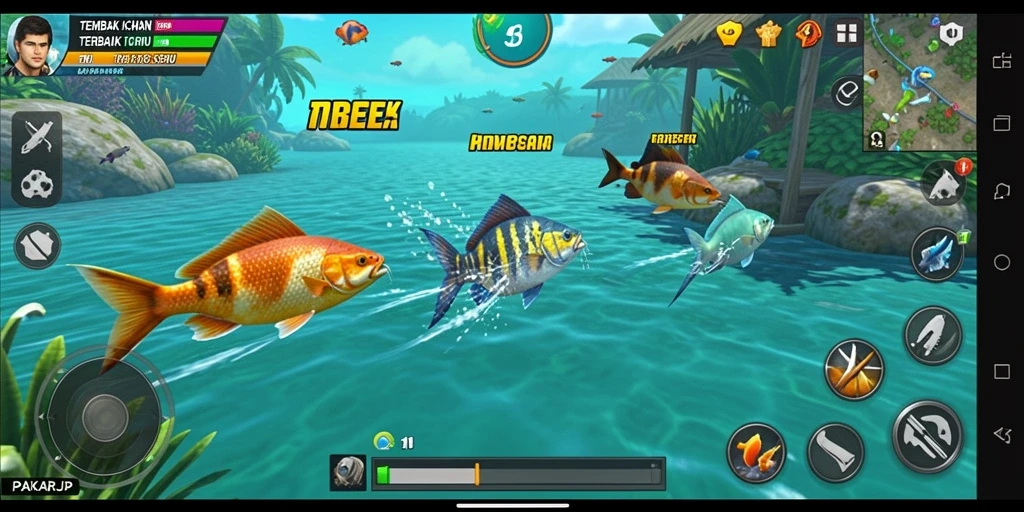 Tangkapan layar PAKARJP menampilkan gameplay seru Tembak Ikan.