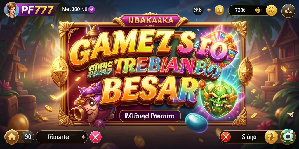 Tangkapan layar gameplay PF777 yang menarik dan penuh warna.