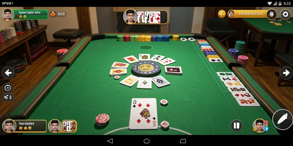 Tampilan gameplay seru dari RPWIN1 game Gaple.