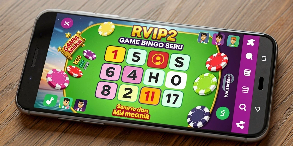 Tampilan gameplay Bingo yang seru di RVIP2.