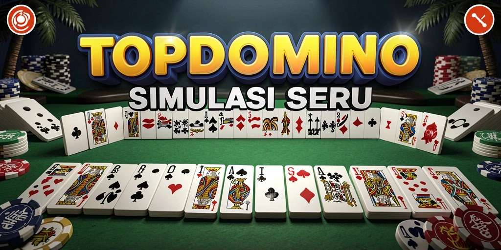 Tampilan gameplay <strong>TOPDOMINO</strong> yang seru dan menarik, menampilkan pemain dalam aksi.