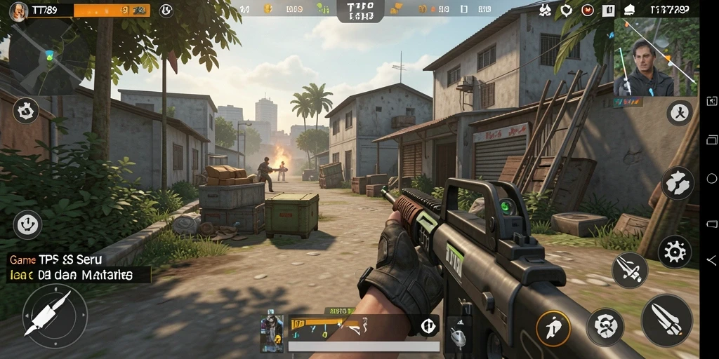 Tampilan gameplay seru TPSTT789 dengan aksi tembak-menembak yang mendebarkan.