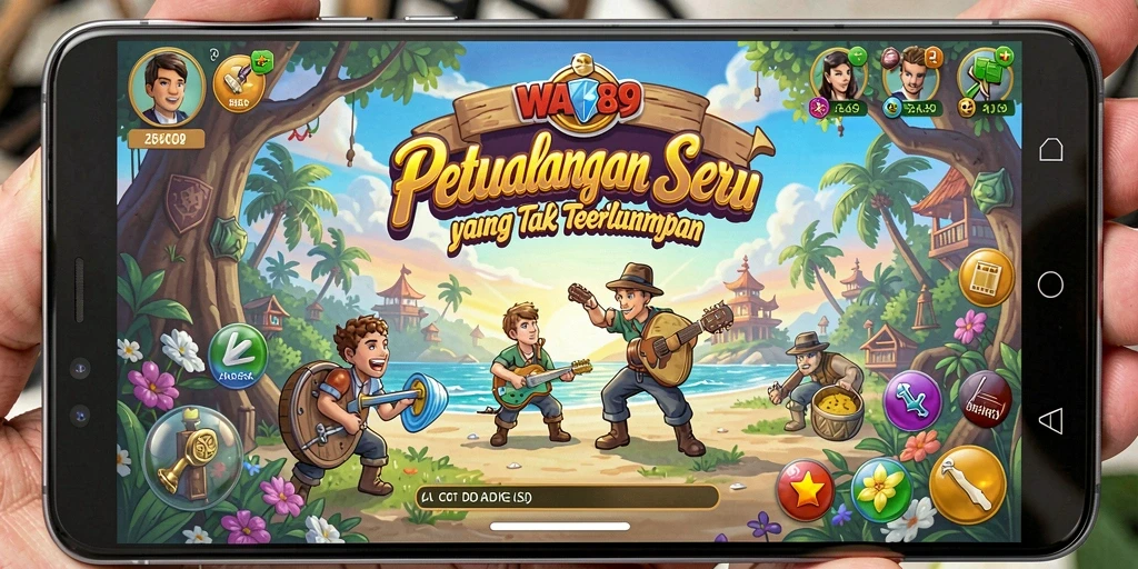 Tangkapan layar utama WAK89 menampilkan aksi gameplay yang menegangkan.