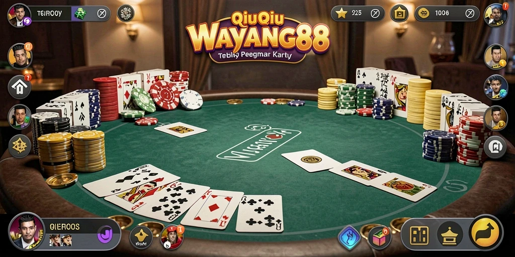 Gameplay seru dari permainan QiuQiu di WAYANG88.